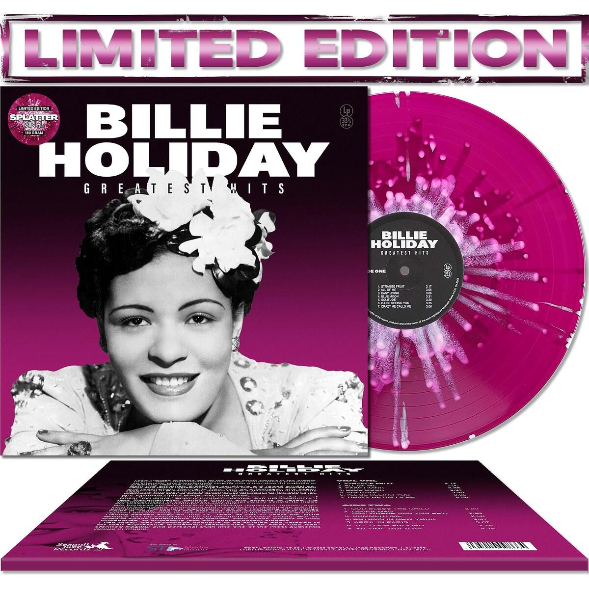 Billie Holiday Vinyl - Greatest Hits - Limited Color Edition