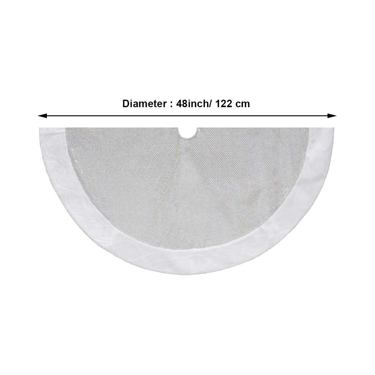 Silver Christmas Tree Skirt Cashback Rebate - RebateKey