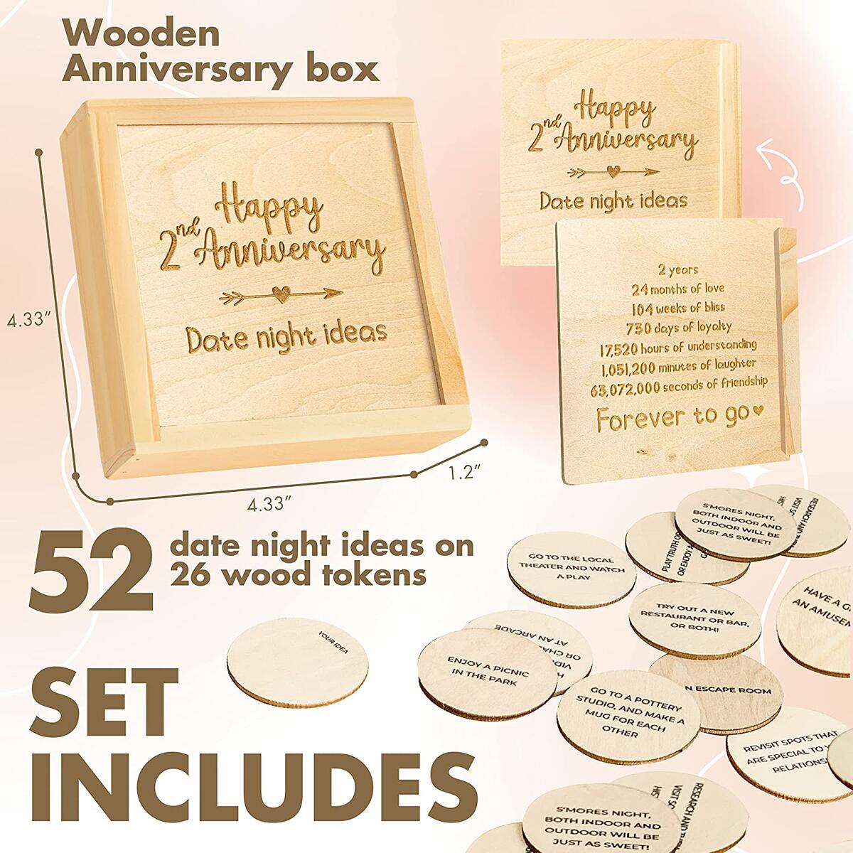 2 Year Anniversary Wood Gifts Cashback - RebateKey