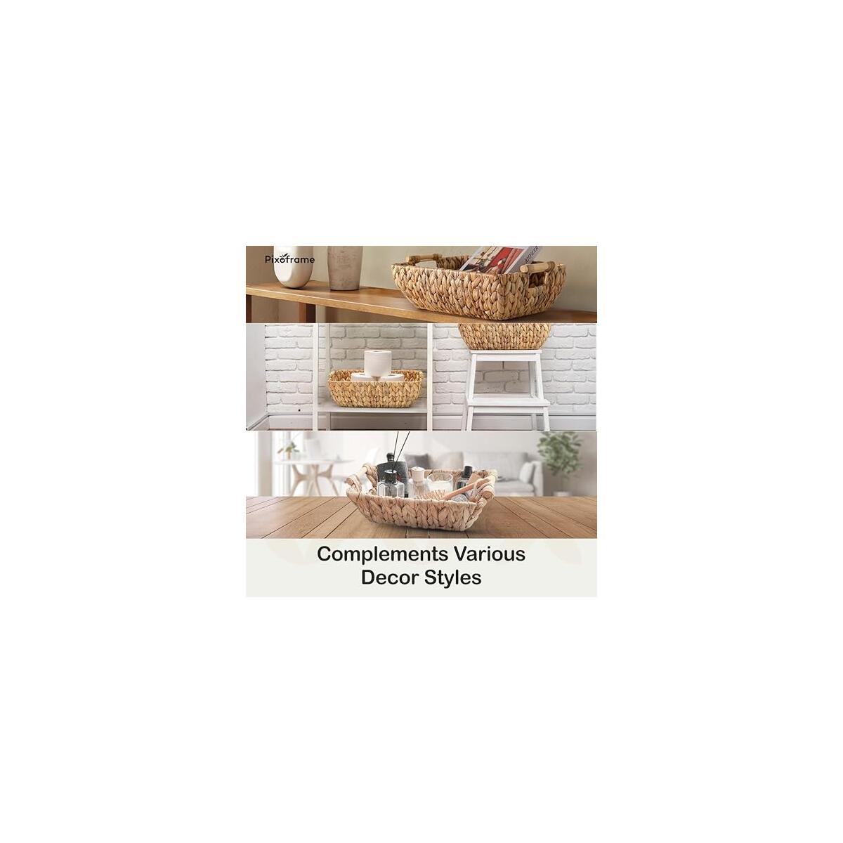 Small Rectangular Handwoven Wicker Basket Cashback - RebateKey