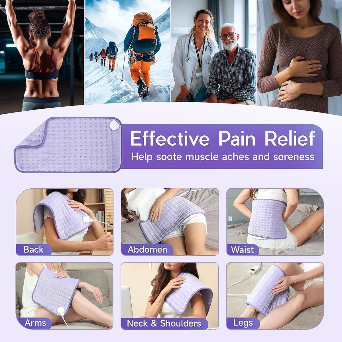Heating Pad For Back Neck Shoulder Muscle Pain 4 Rebates - RebateKey
