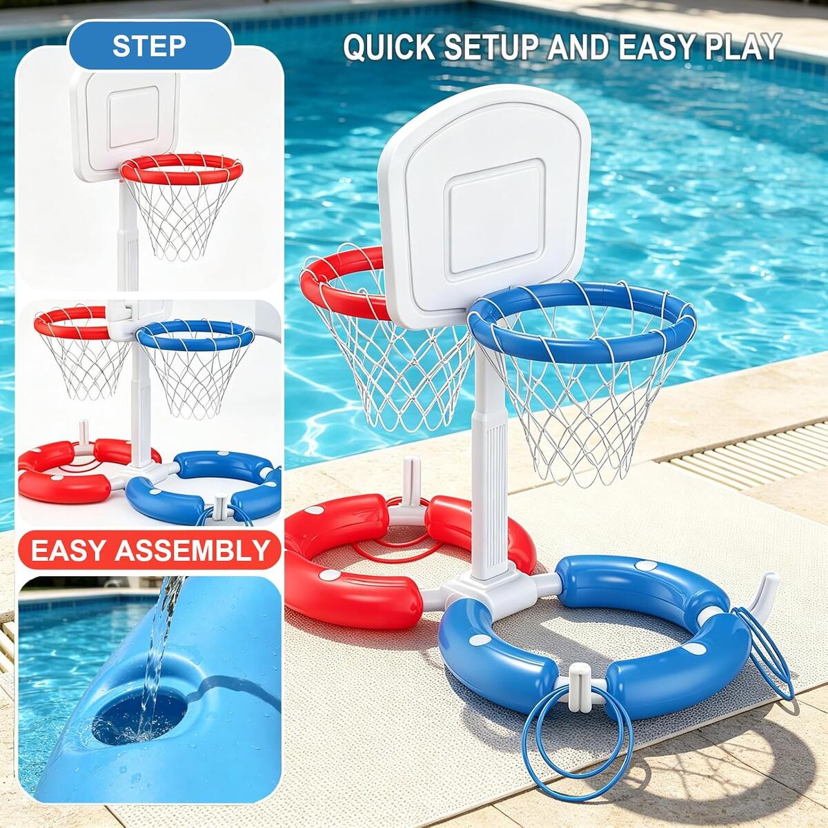 Dual Dual Pool Basketball Hoop Cash Back - RebateKey