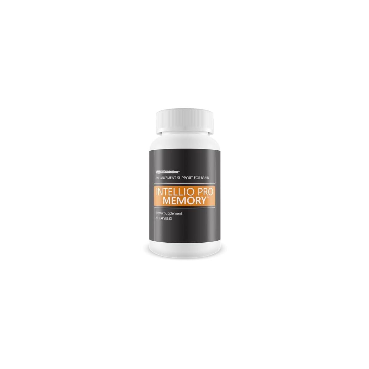 Intellio Pro Memory - Our Best Brain Support Supplements for Memory and Focus - Nootropics Brain Support Supplement - Brain Memory Support Supplements for Seniors - Memory Brain Support Supplement