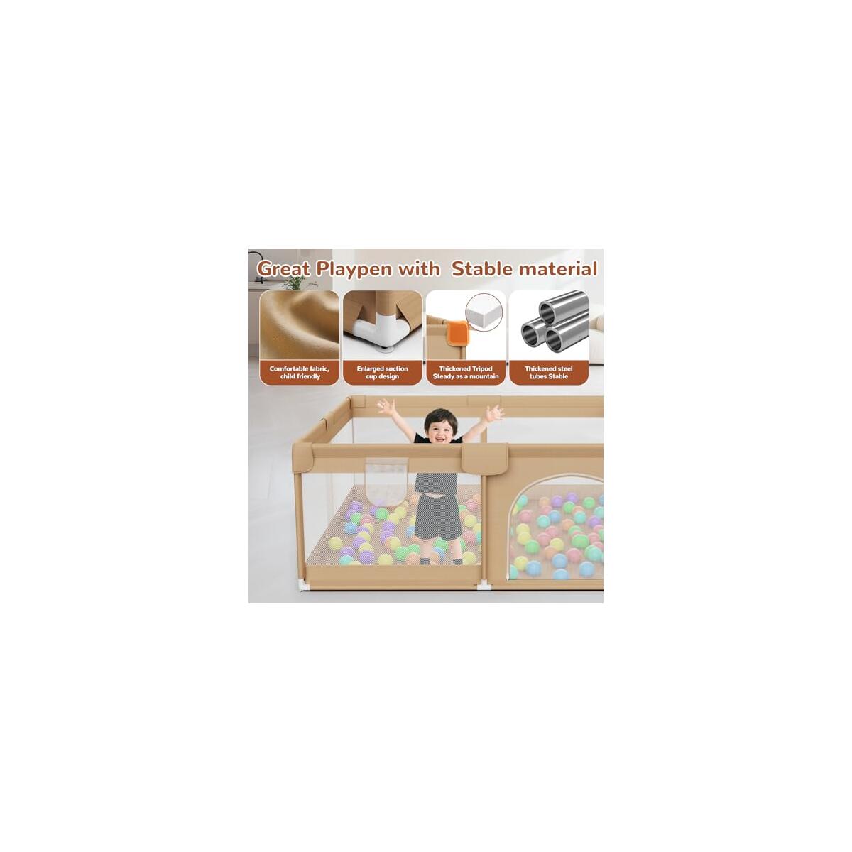 Large Baby Playpen 3 Cash Back - RebateKey
