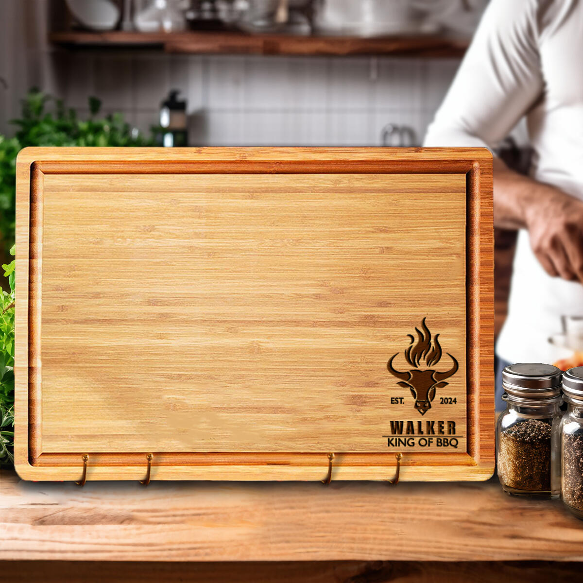 Christmas Gift For Guy Bbq Cutting Board Cash Back - RebateKey