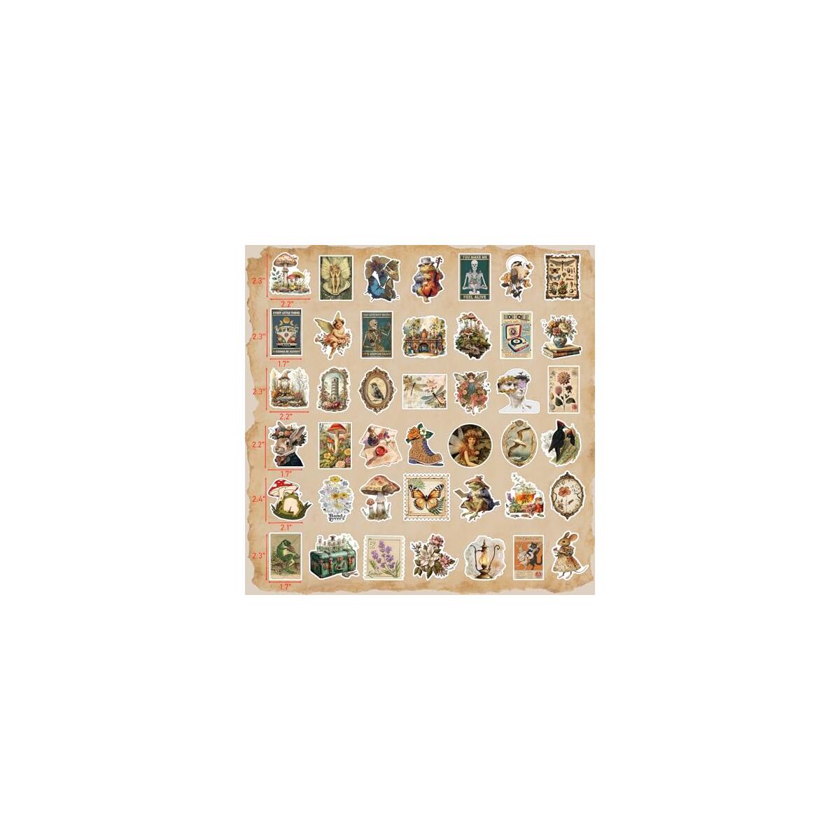 300 Pcs Vintage Stickers 2 Cashback Rebates - RebateKey