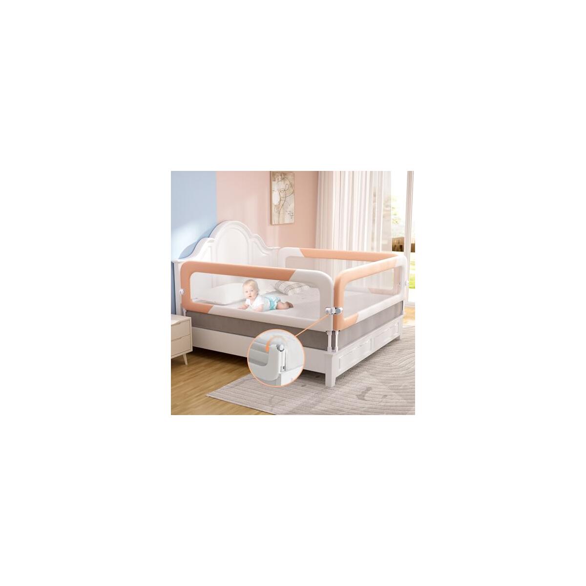 Toddlers Bed Rails For King Bed Cash Back - RebateKey