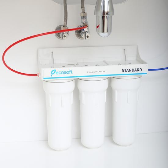 clearly filtered 3 stage under the sink water filter system