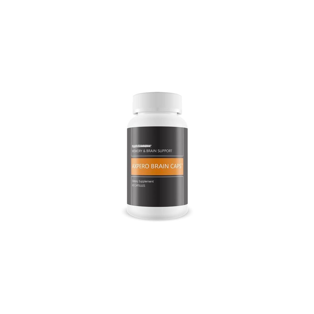 Axpero Brain Caps - Our Best Memory Brain Support Supplement for Women & Men - Axpero Oral Memory Supplement for Brain - Brain Supplements for Memory and Focus - Memory Vitamins Brain Memory Support
