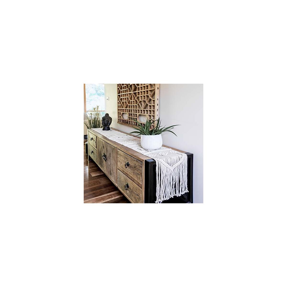 Macrame Table Runner3 Cash Back - RebateKey