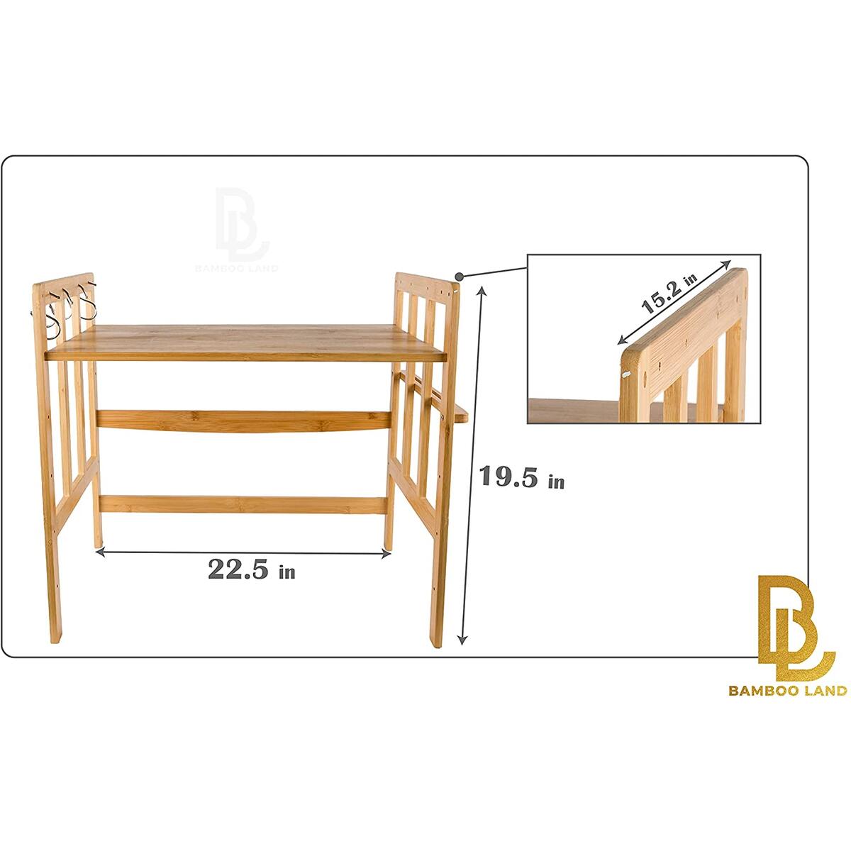 Bamboo Microwave Rack Cash Back - RebateKey