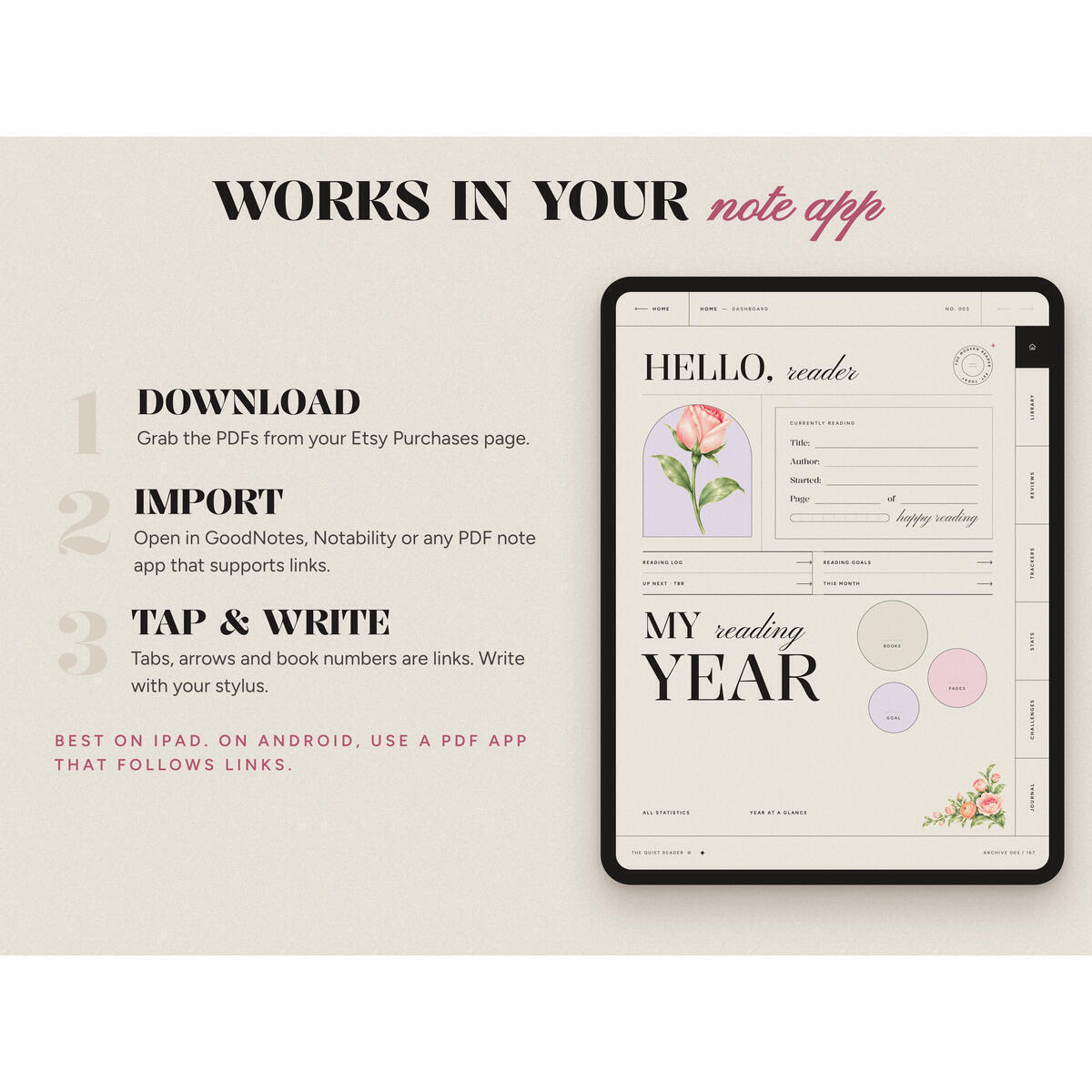 Digital Reading Journal 1 Cash Back - RebateKey
