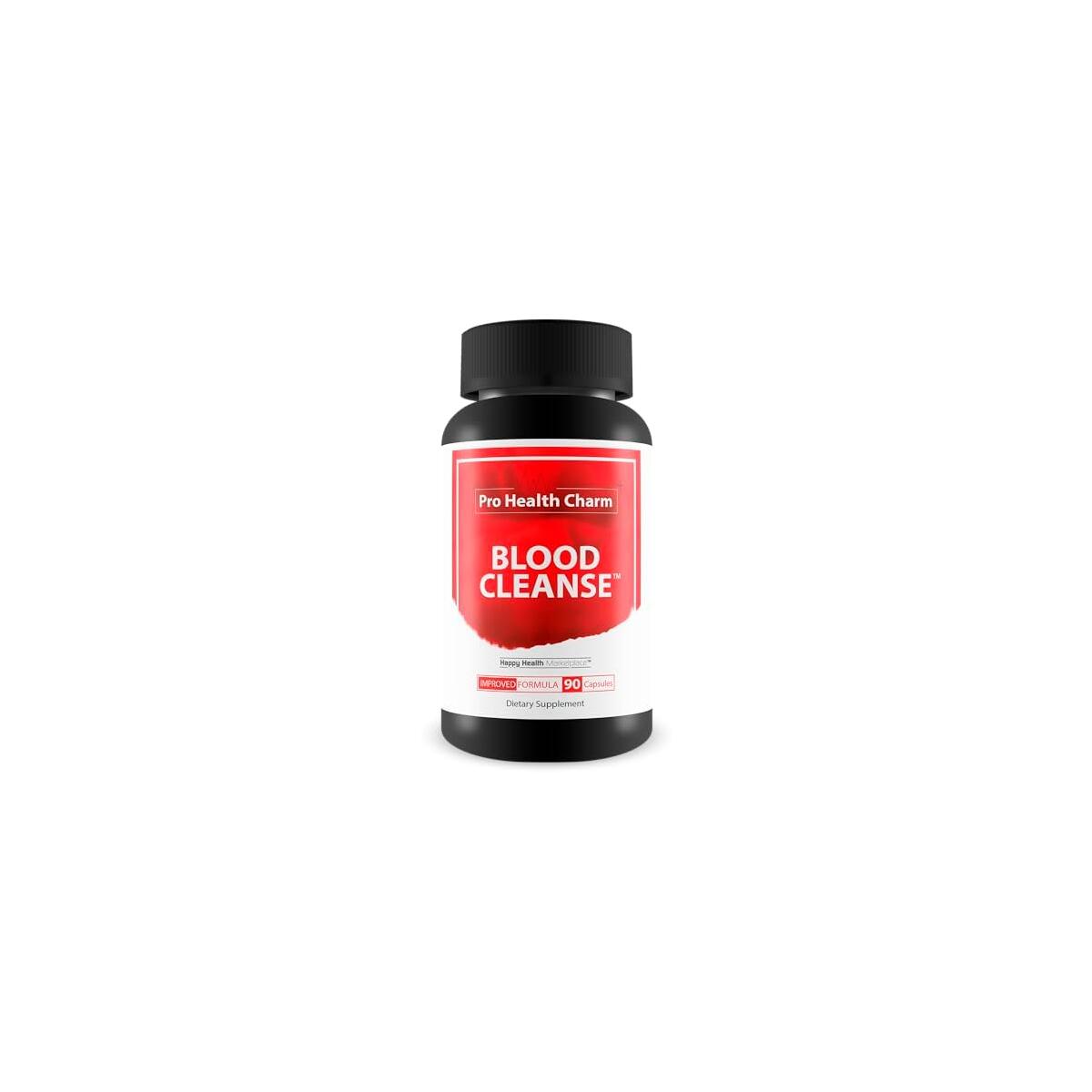 Pro Health Charm Blood Cleanse - Improved Formula - Our Best Blood Cleanse Supplements for Blood Balance & Blood Flow - Cleanse Detox Good Blood Flow Care Blood Cleanse Blood Balance Supplement