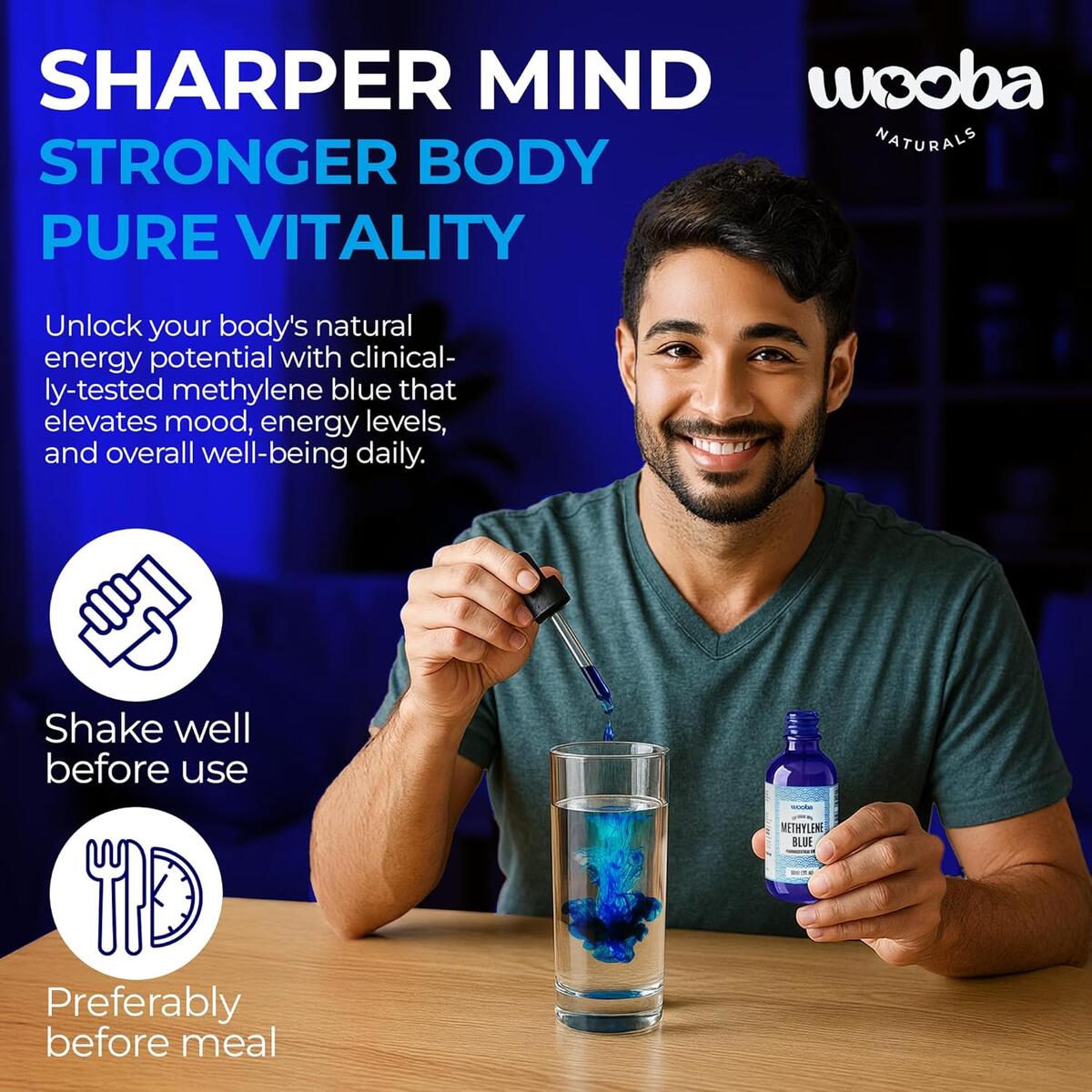 Wooba Methylene Blue Drops Cash Back - RebateKey