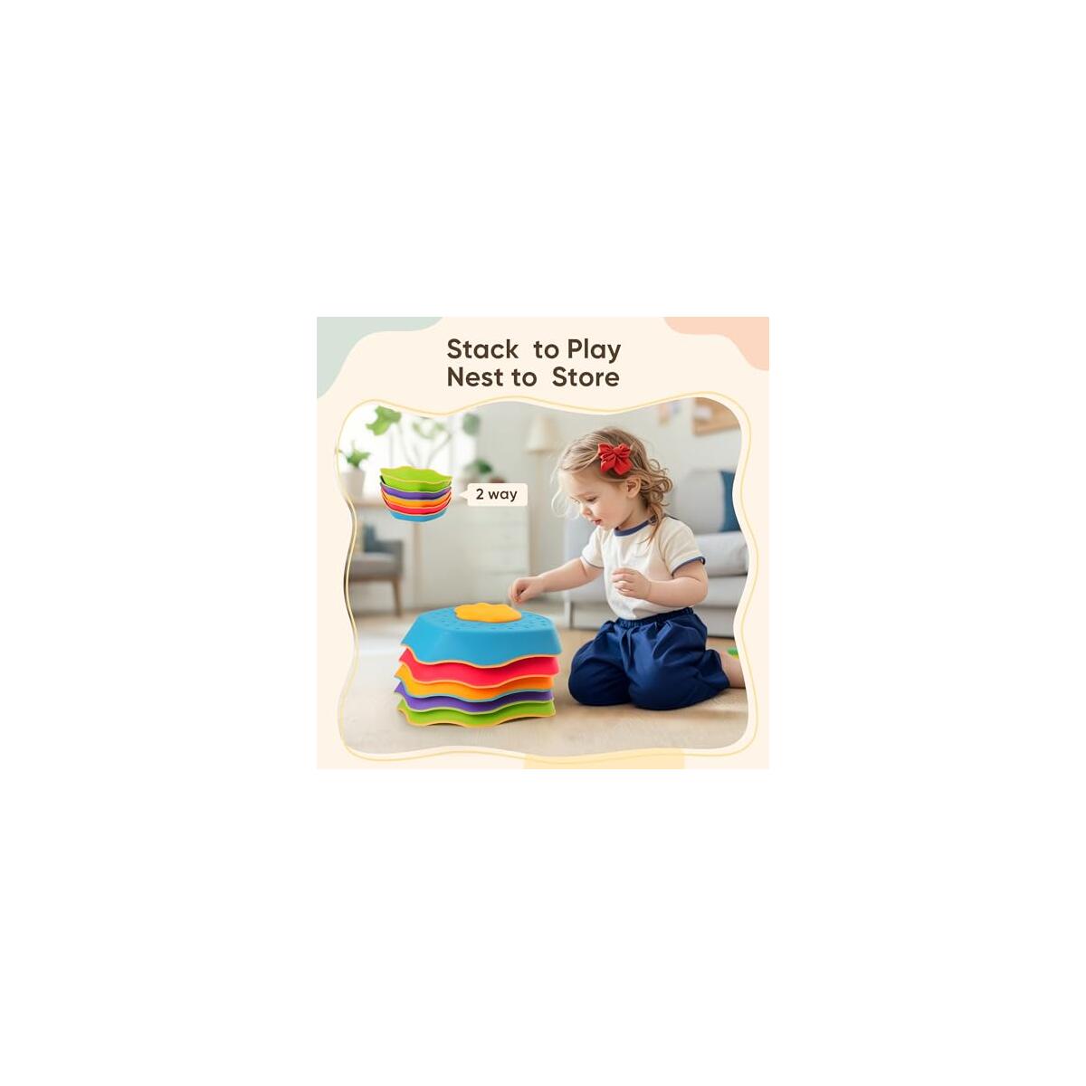 5 Pack Stepping Stones For Kids With Sound Effects Rebates - RebateKey