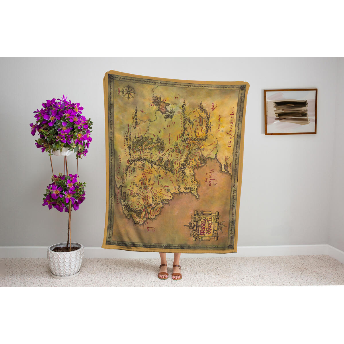 Middle Earth Map Blanket Cashback Rebate - RebateKey