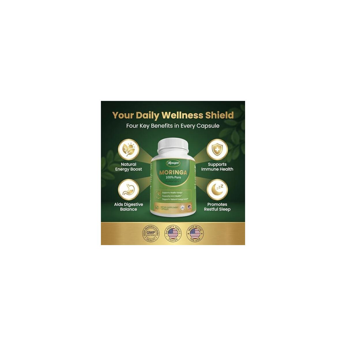 Moringa Capsules 800mg Cashback - RebateKey