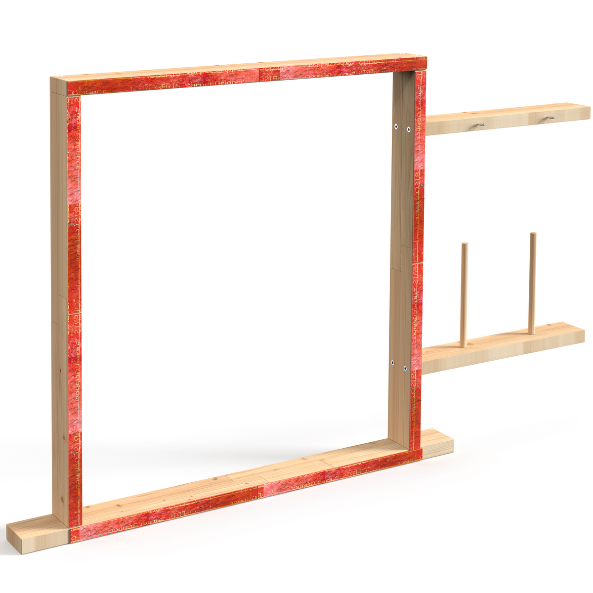 Jangker Rug Tufting Frame - 27.5'' Rug Making Kit with Carpet Tack Strip