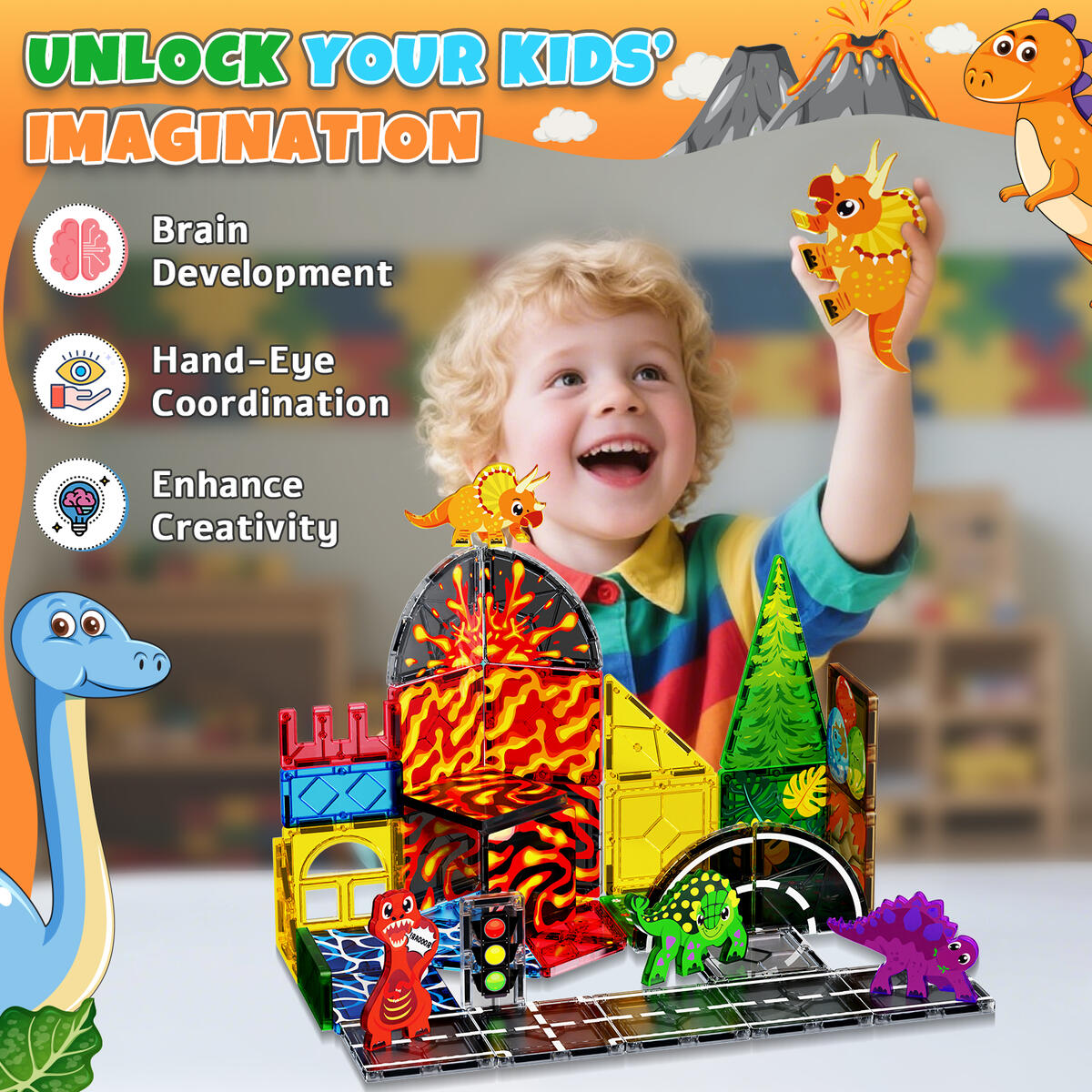 Dinosaur Toys Magnetic Tiles Rebates - RebateKey