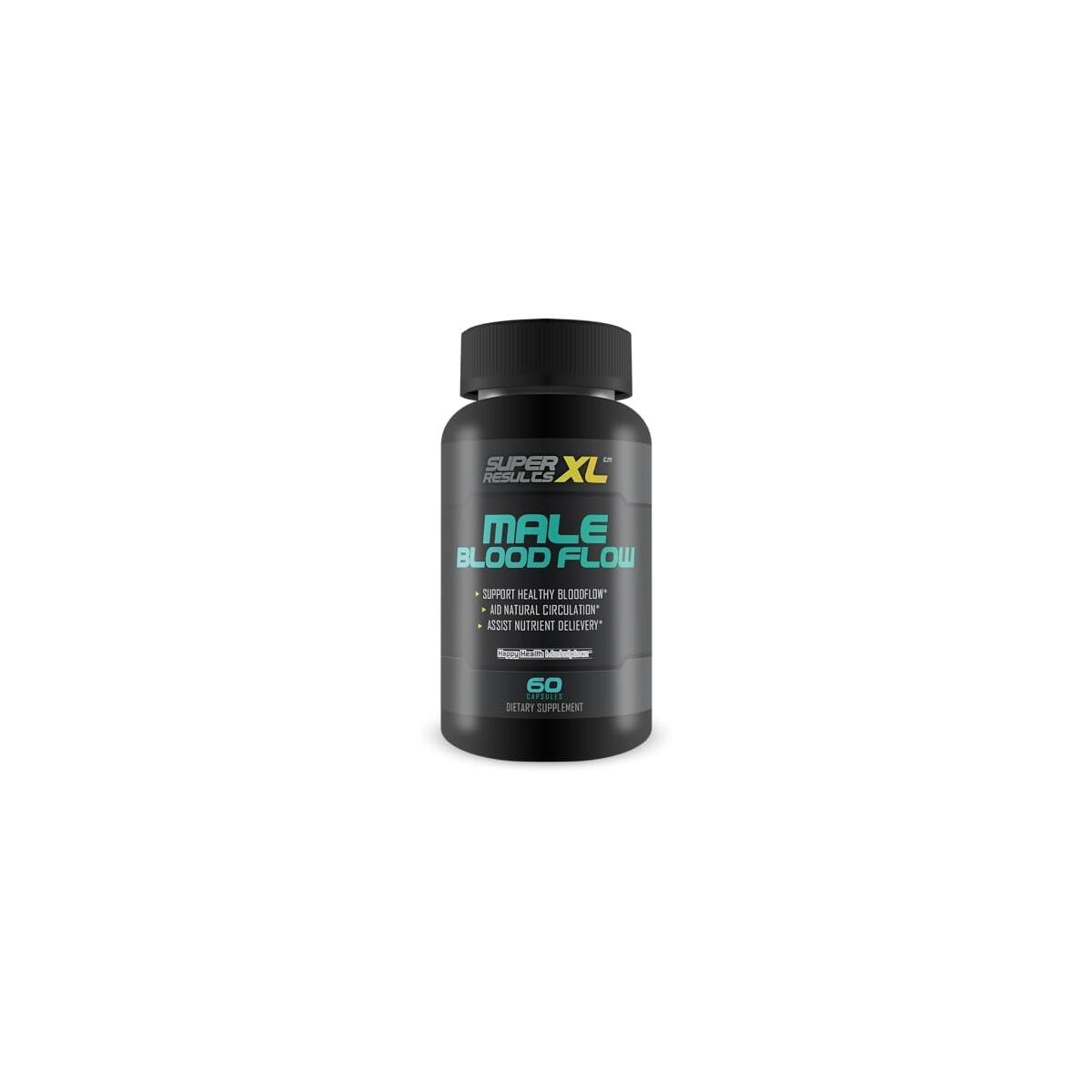 Male Blood Flow Support Supplement Super Results XL - Our Best Blood Circulation Supplements for Men - Help Blood Circulation Support - Blood Circulation Supplement to Promote Blood Circulation