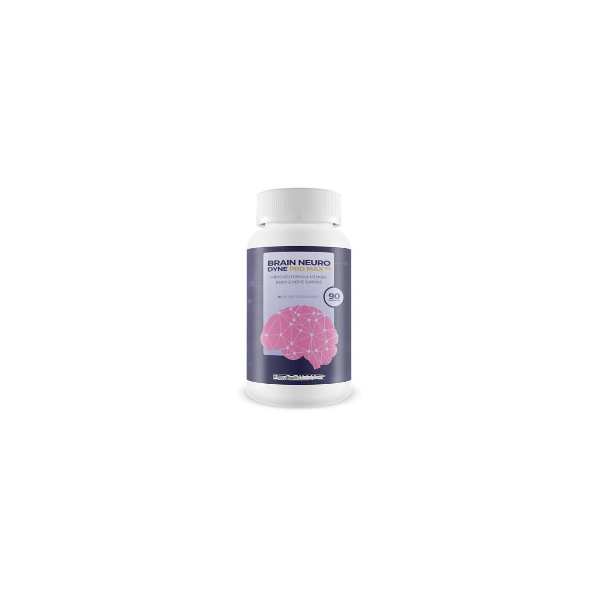Brain Neuro Dyne Pro Max - Our Best Brain Supplement For Aging And Memory - Memory Supplement For Seniors & Adults - Neuropathy Nerve Support - Better Blood Flow Booster For Cranial Circulatory Health