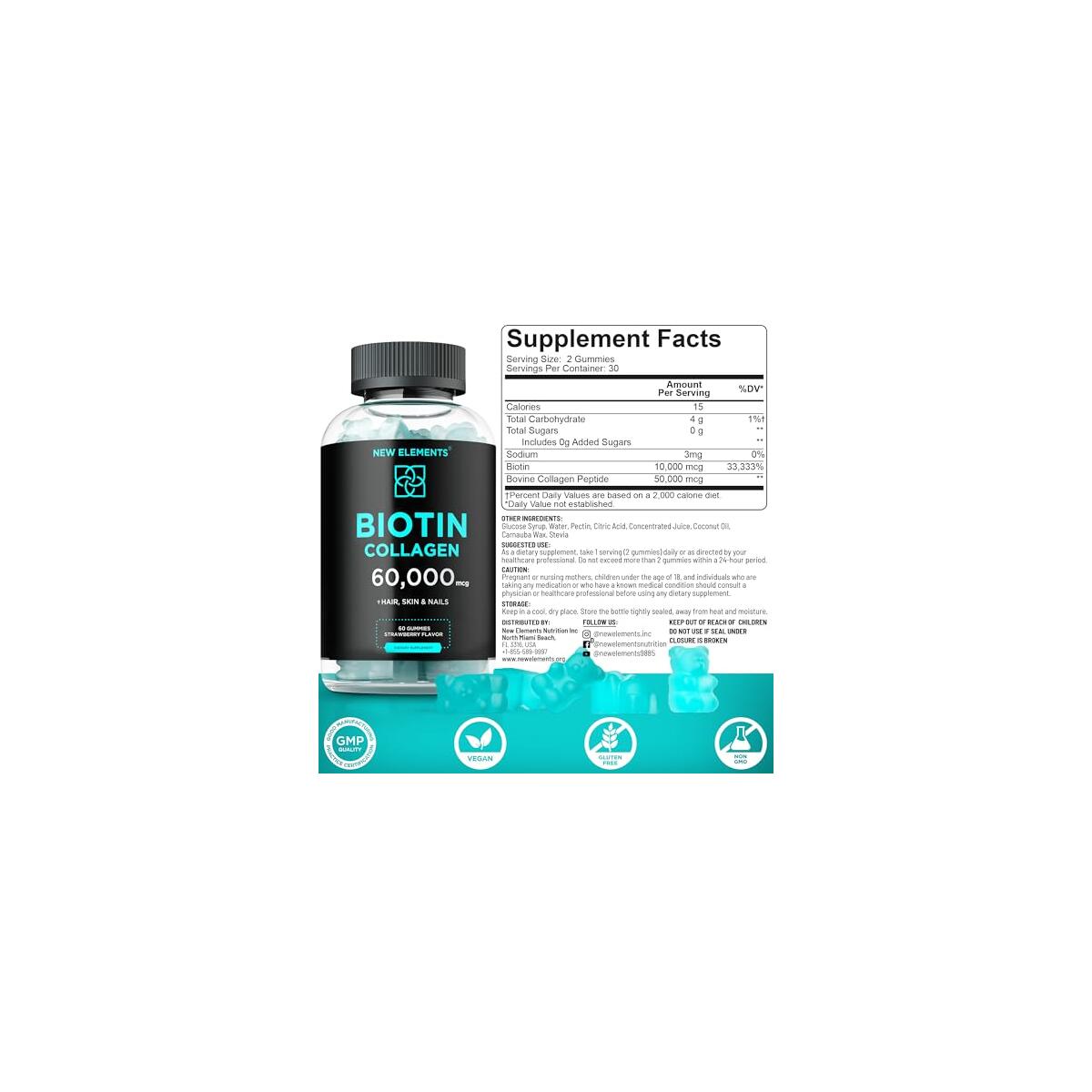 Biotin Collagen Gummies Cashback - RebateKey