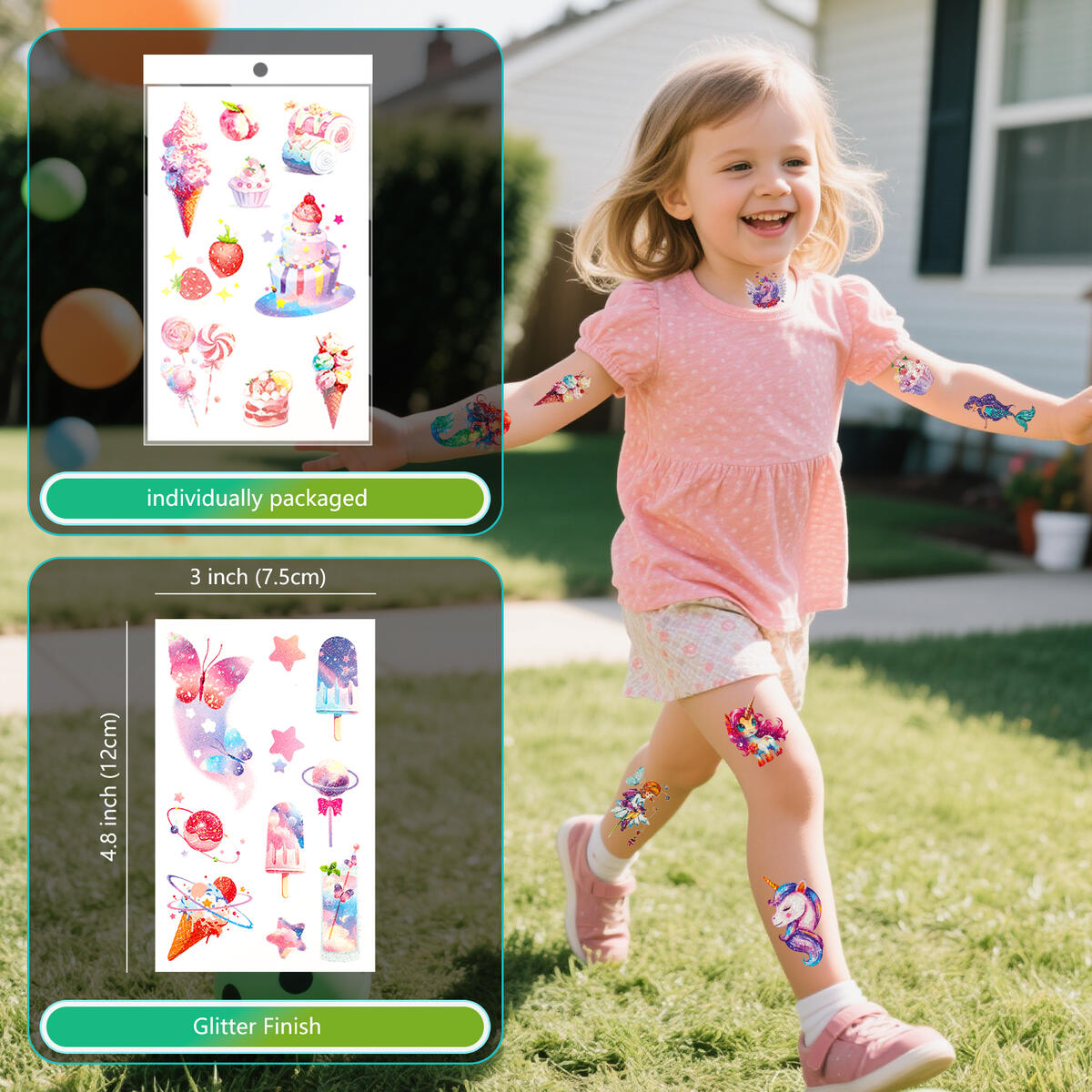 Glitter Temporary Tattoos Cash Back - RebateKey