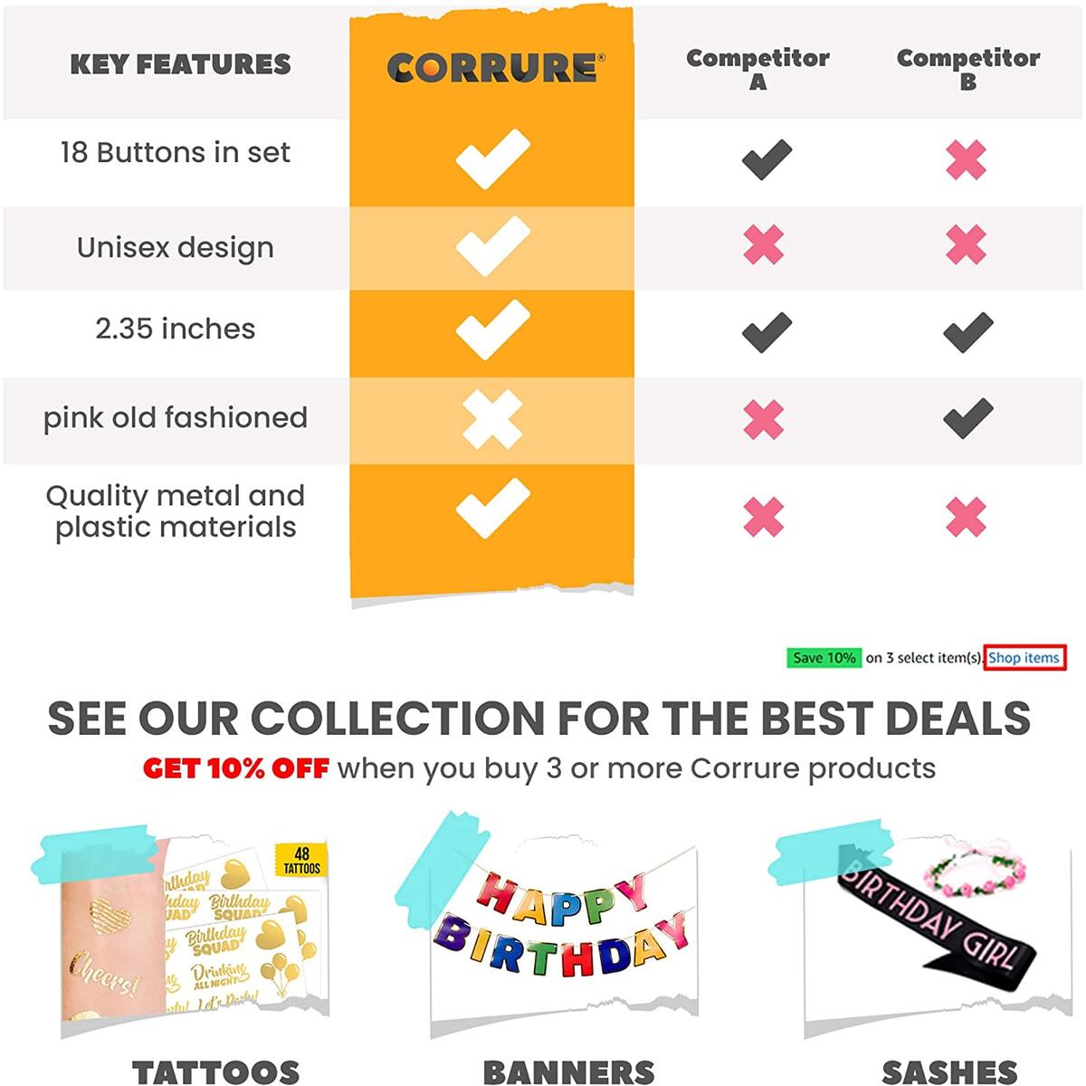 Birthday Button Pins Cashback Rebates - RebateKey