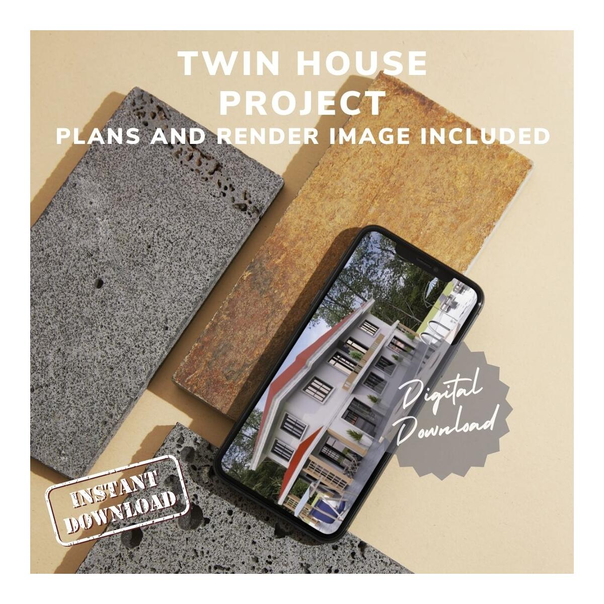 4 Bedroom Duplex Twin House Blueprints Rebates - RebateKey