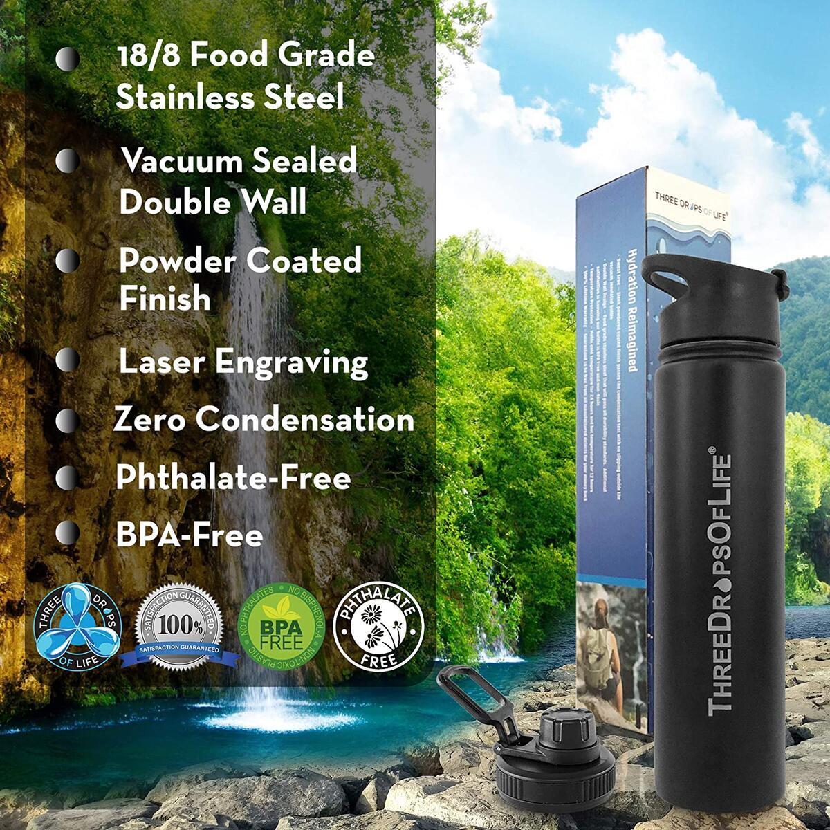 25oz Insulated Water Bottle Cash Back - RebateKey