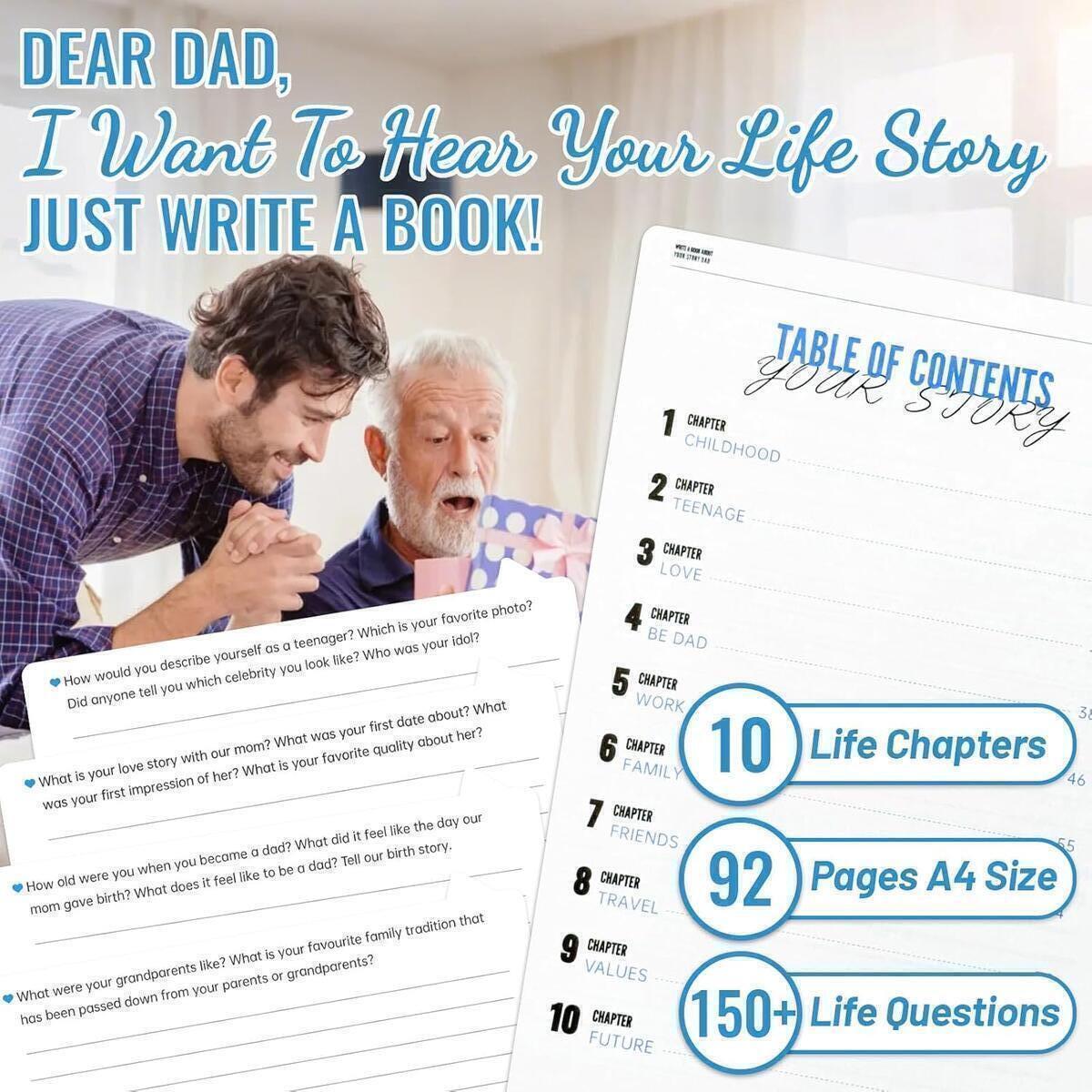 Write A Book About Your Story Dad Cash Back - RebateKey