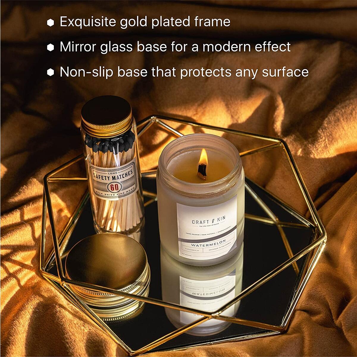 Gold Mirror Tray Cash Back - RebateKey