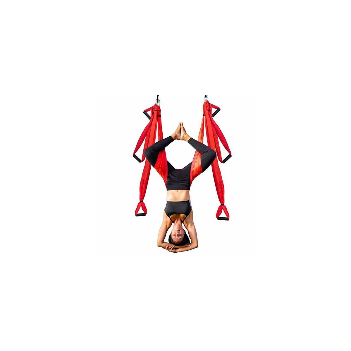 Aerial Yoga Trapeze Air Yoga Swing Kit Premium Arial Yoga Silk Swing