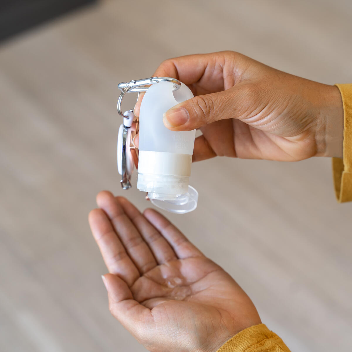 Hand Sanitizer Holder Keychain Cashback RebateKey