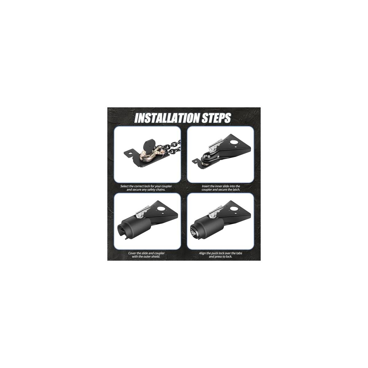 2 Inch Trailer Coupler Lock 2 Cash Back - RebateKey