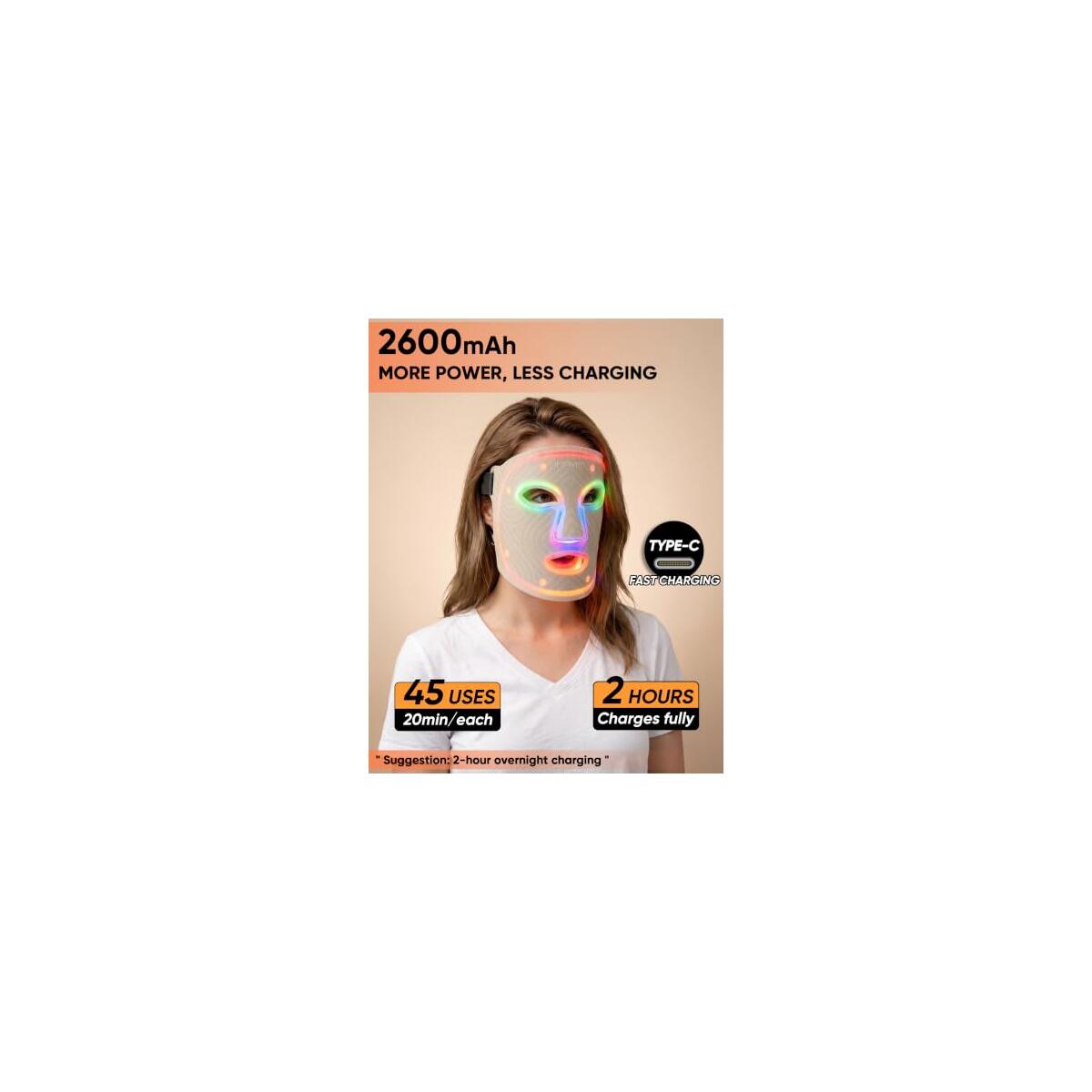 Led Face Mask Light Therapy 5 Cashback Rebate - RebateKey