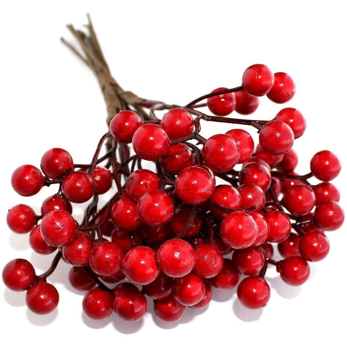 Artificial Berries Red Pip Berry Stems Spray For Cashback - RebateKey
