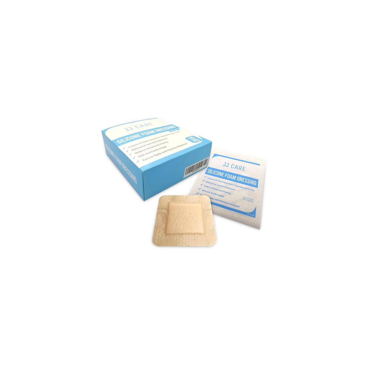 Pack Of 10 3x3 Inches Silicone Foam Dressing Sacral Foam Dressing Bordered Cash Back - RebateKey