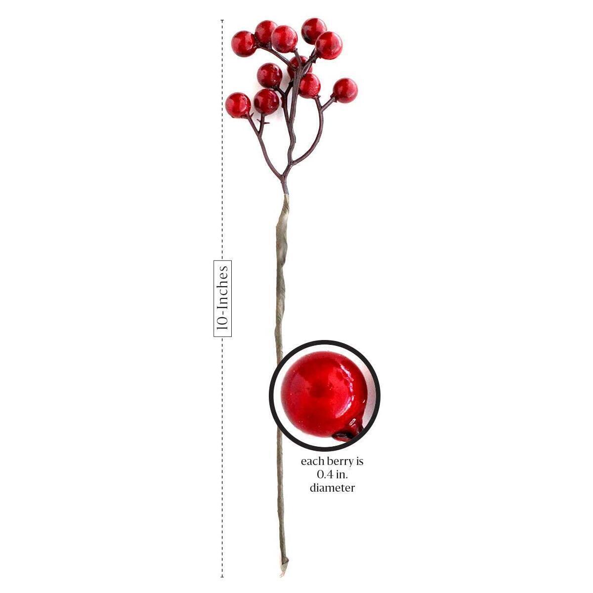 Artificial Berries Red Pip Berry Stems Spray For Cashback - RebateKey