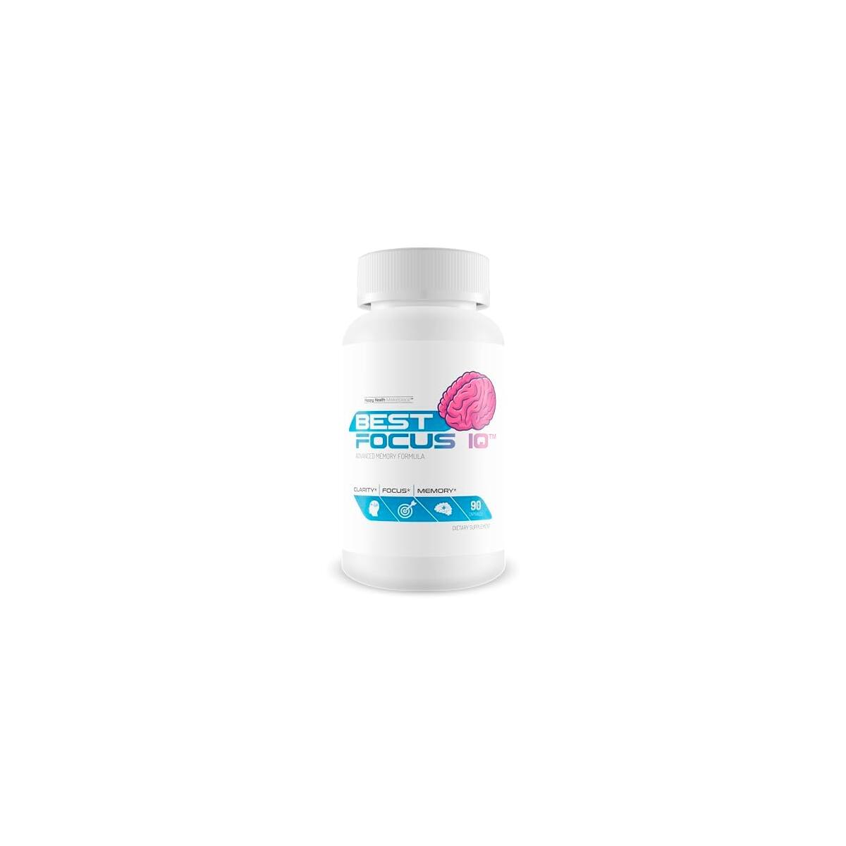 Best Focus IQ - Our Best Brain Booster Supplement For Focus Memory Clarity Energy - Nootropic Brain Supplement - Lion&rsquo;s Mane Mushroom Brain Supplement Mind Pills - Advanced Memory Formula