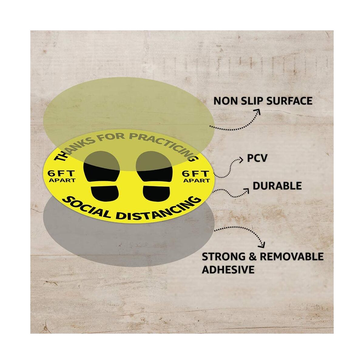 Social Distance Floor Stickers 5 Rebate - RebateKey