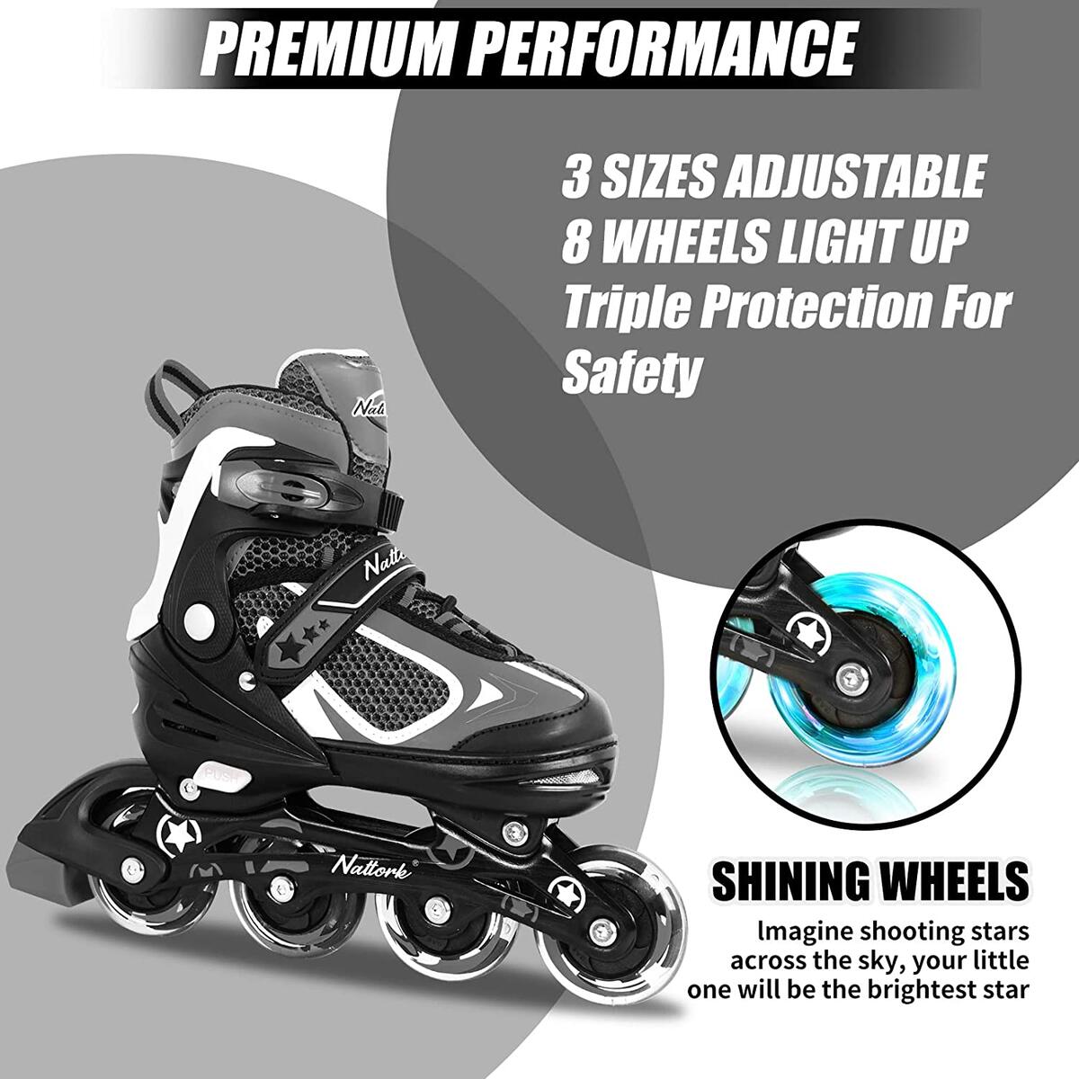 Black Adjustable Inline Skates Rebates - RebateKey