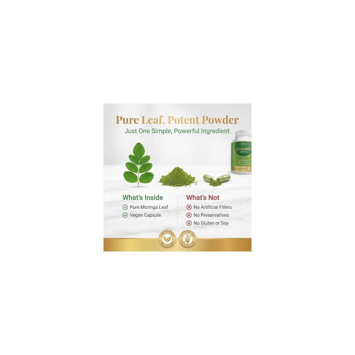 Moringa Capsules 800mg Cashback - RebateKey