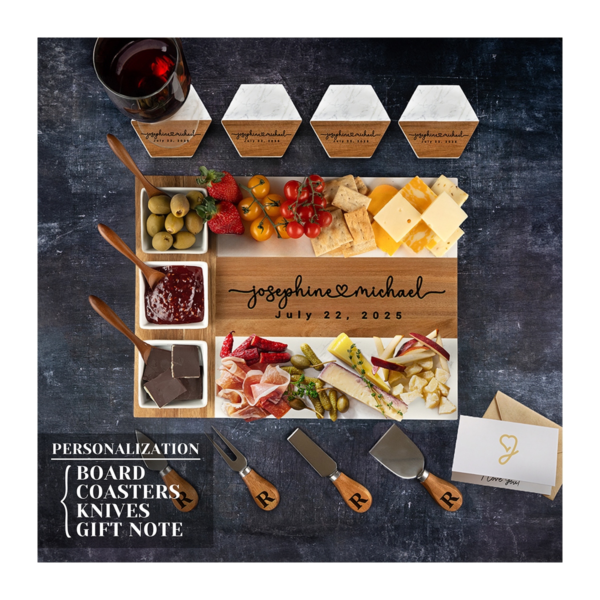 Personalized Charcuterie Board Couple Gift Cashback Rebate - RebateKey