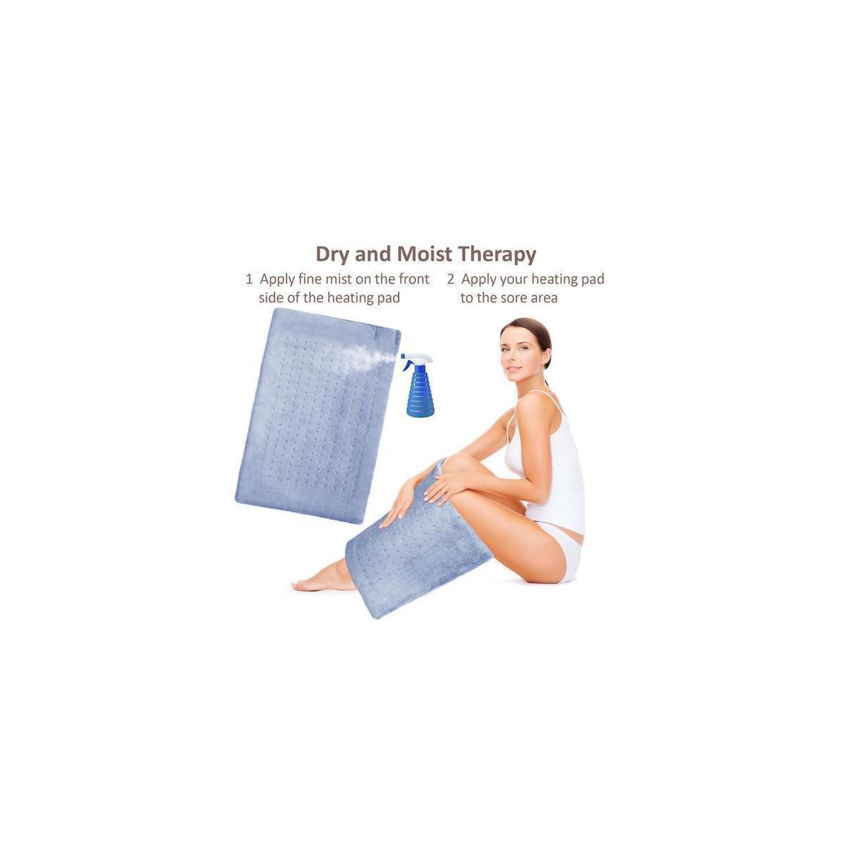 XXL Heating Pad For Moist And Dry Heat Therapy Wisdom Gray Rebate