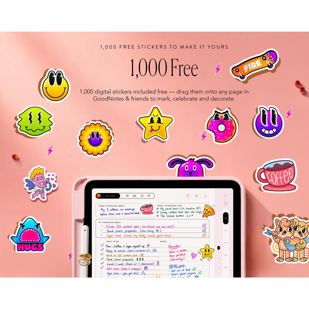 Adhd Digital Planner Dated And Undated Goodnotes Rebate - RebateKey