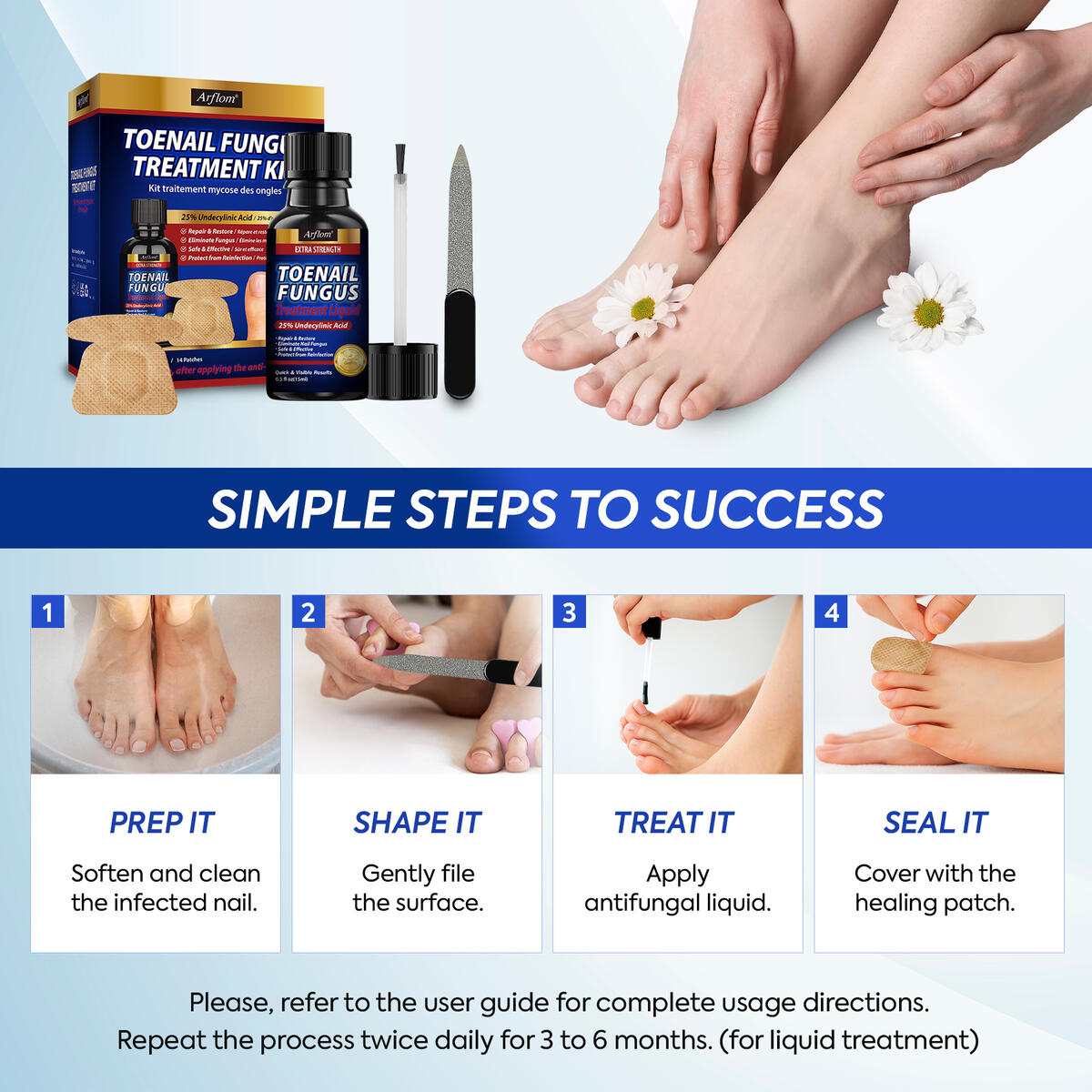 Arflom Nail Fungus Treatment Kit 1 Cashback Rebate - RebateKey