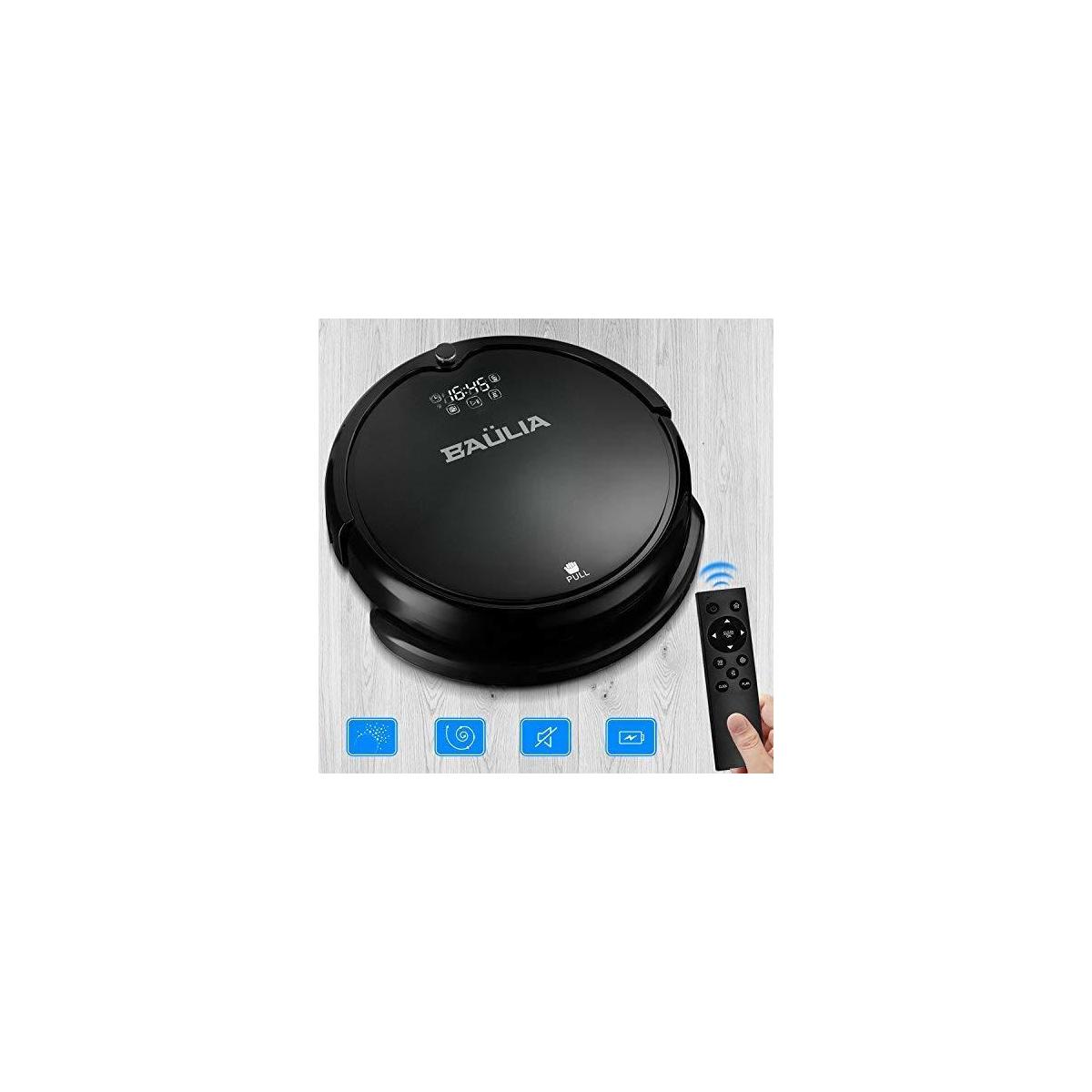 Baulia Rvc813 Robot Cleaner For Carpets Wood Floors Wi Fi Enabled Connects Cashback - RebateKey