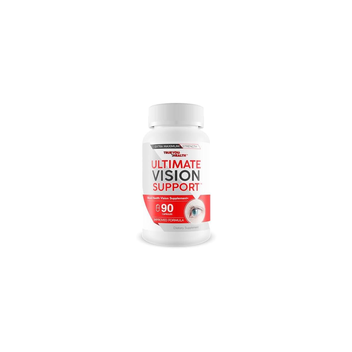 Ultimate Vision Support - Our Best Improved Formula Eyesight Supplement - Vitamin A Lutein and Zeaxanthin Supplements - Eye Vision Focus Supplement for Eyes Vitamins for Clear Vision Pills