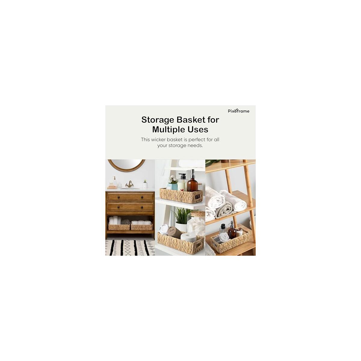 Rectangular Handwoven Wicker Basket Cashback - RebateKey
